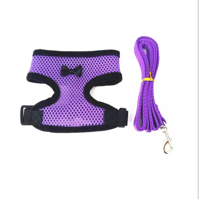 Mesh dog and cat harness - adjustable