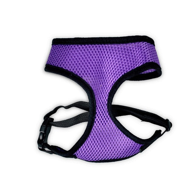 Mesh dog and cat harness - adjustable