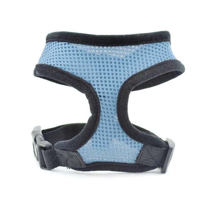 Mesh dog and cat harness - adjustable