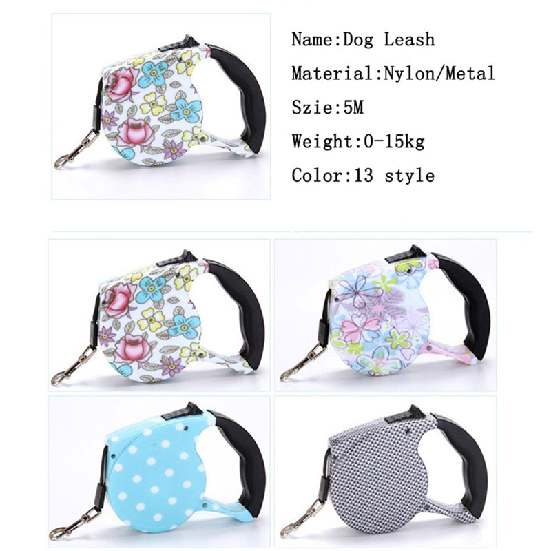 Medium Dog Leash - Durable and Automatic