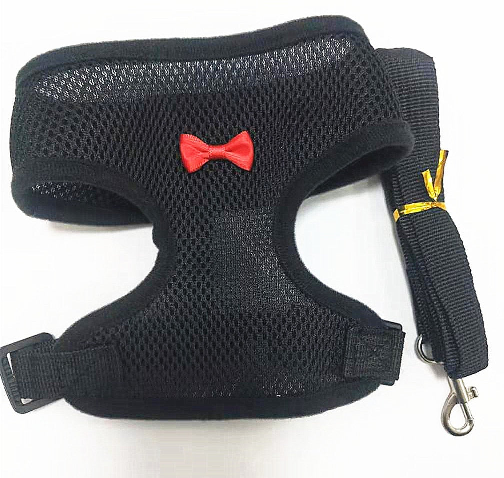 Mesh dog and cat harness - adjustable