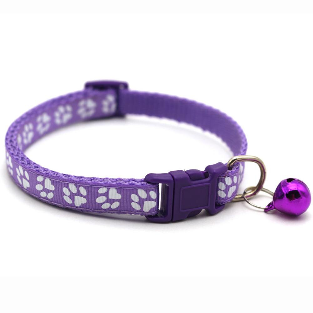 Colorful cat collar with bell - Adjustable and practical