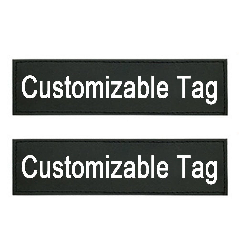 Lot de 2 Patchs personnalisables en Velcro