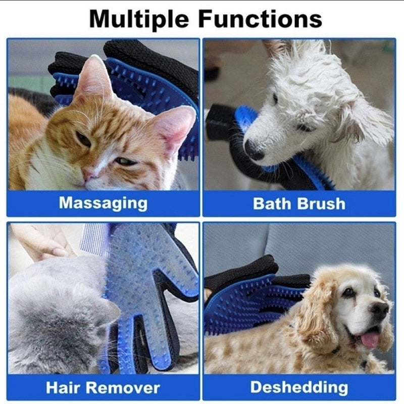 Cat and Dog Washcloths - Silicone Bristle and Nail Brushes