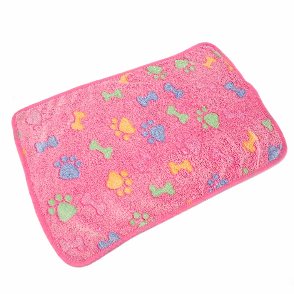 Blanket for dog and cat - in coral velvet, breathable and soft