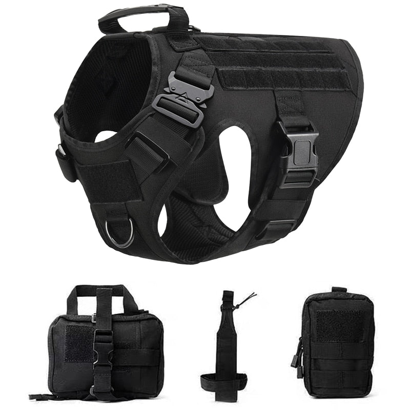 Tactical dog harness - for intensive training and activities