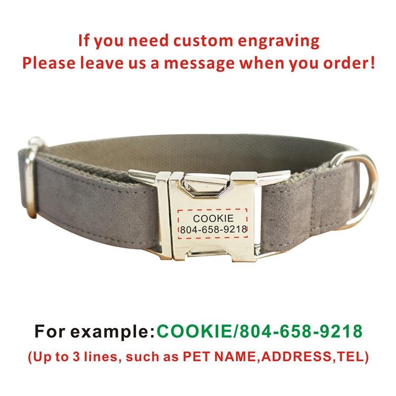 Personalized Dog Collar - With Free Engraving and ID Tag