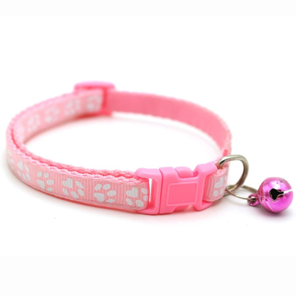 Colorful cat collar with bell - Adjustable and practical