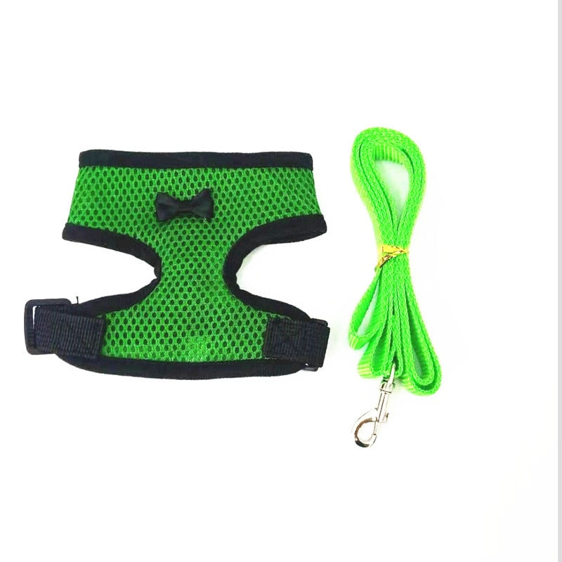 Mesh dog and cat harness - adjustable