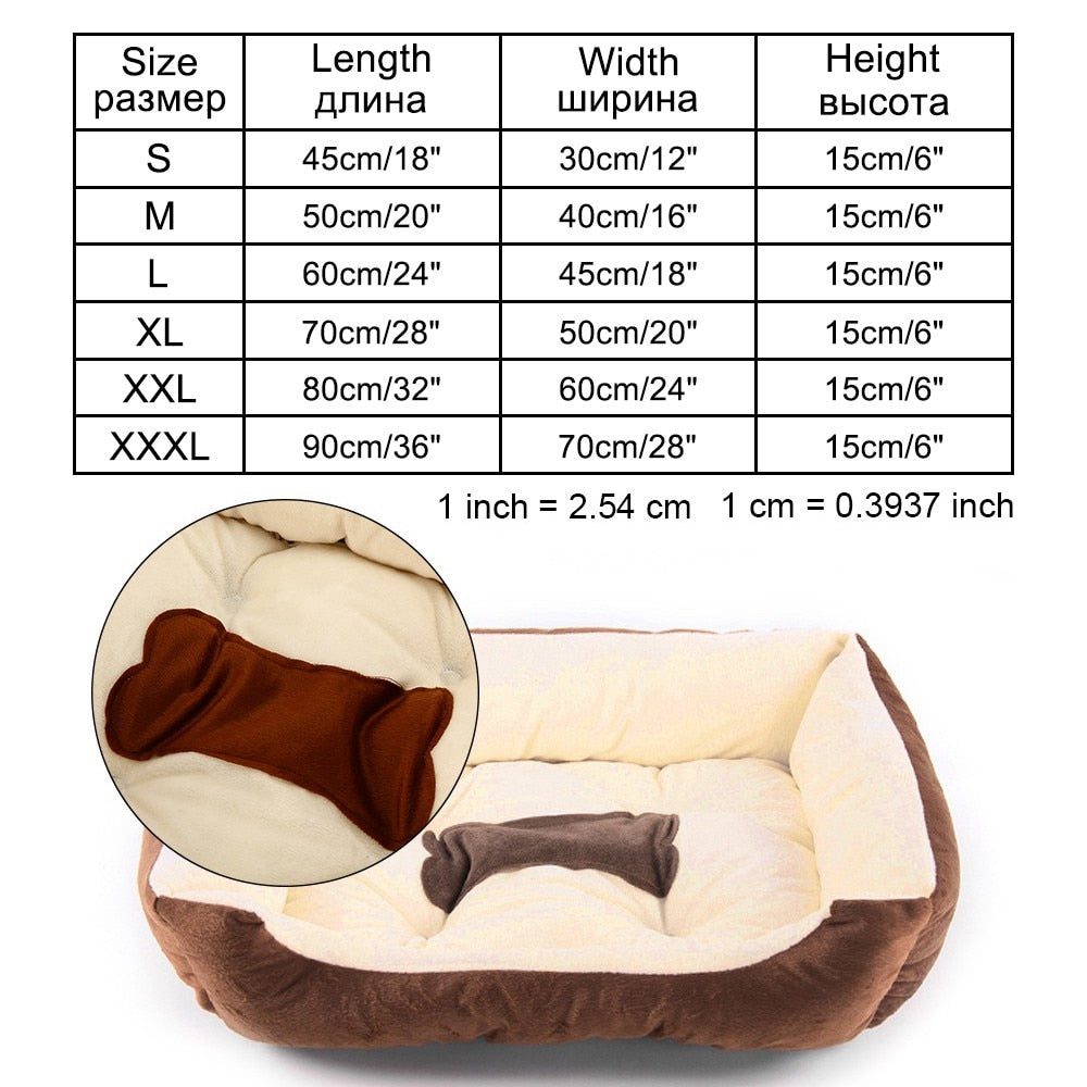 Dog bed and mat - for small, medium and large sizes