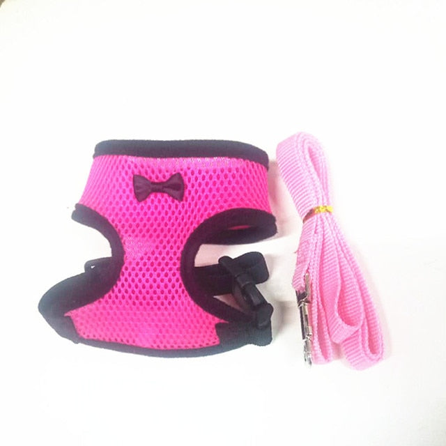 Mesh dog and cat harness - adjustable