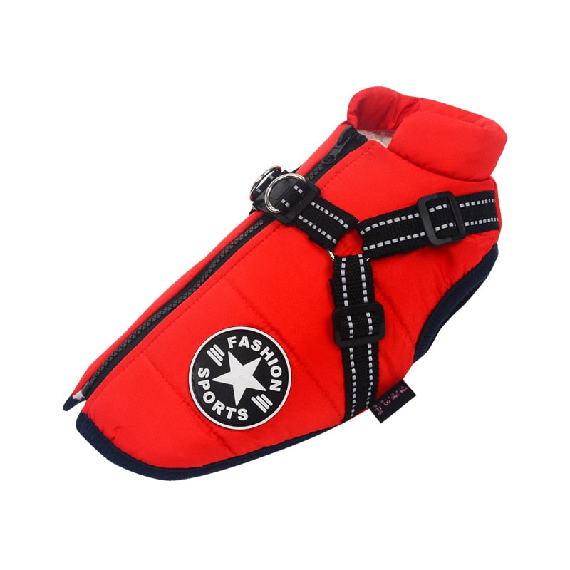 Manteau d'hiver imperméable pour chiens de petite et grande taille