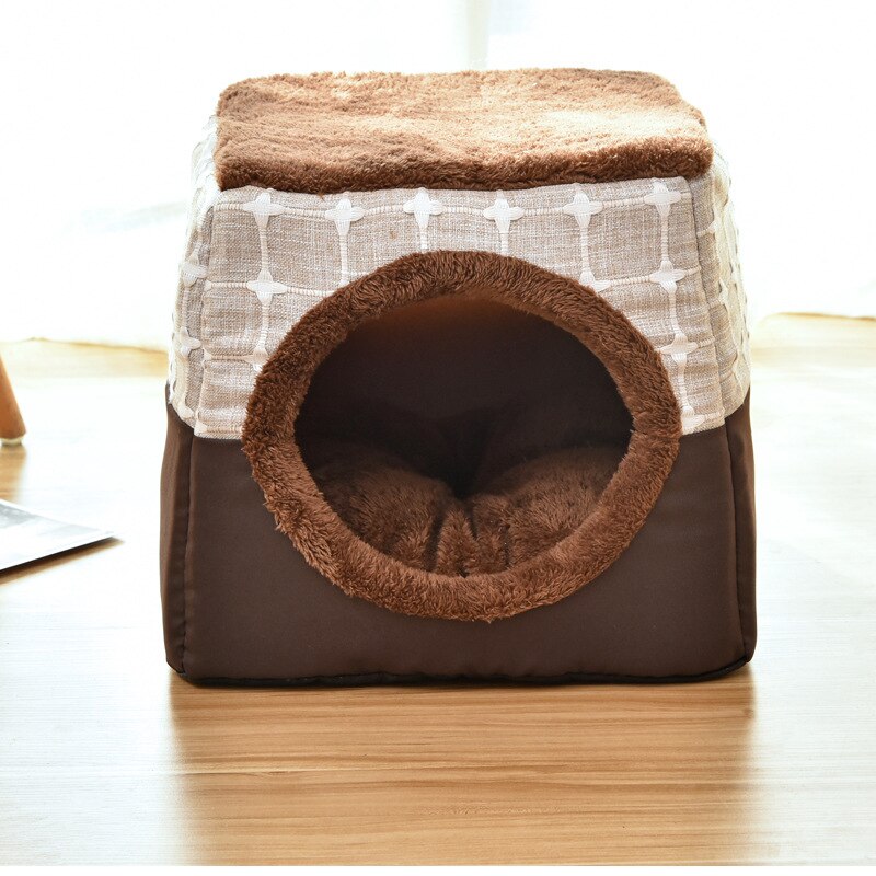 Bed house for cat or small dog - Soft, warm and comfortable