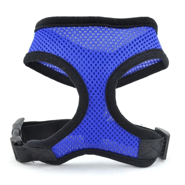 Mesh dog and cat harness - adjustable