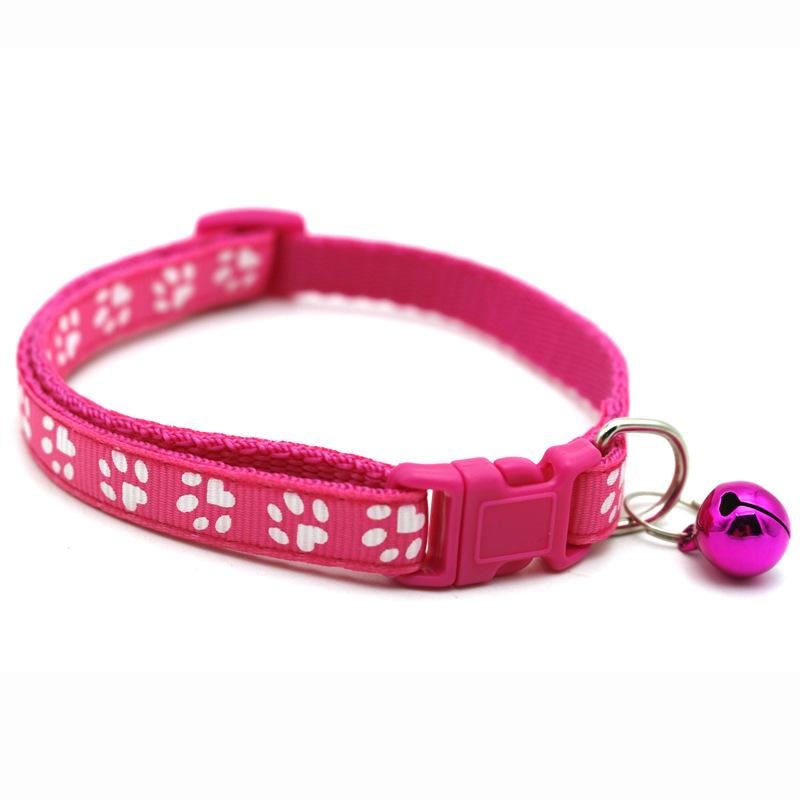 Colorful cat collar with bell - Adjustable and practical