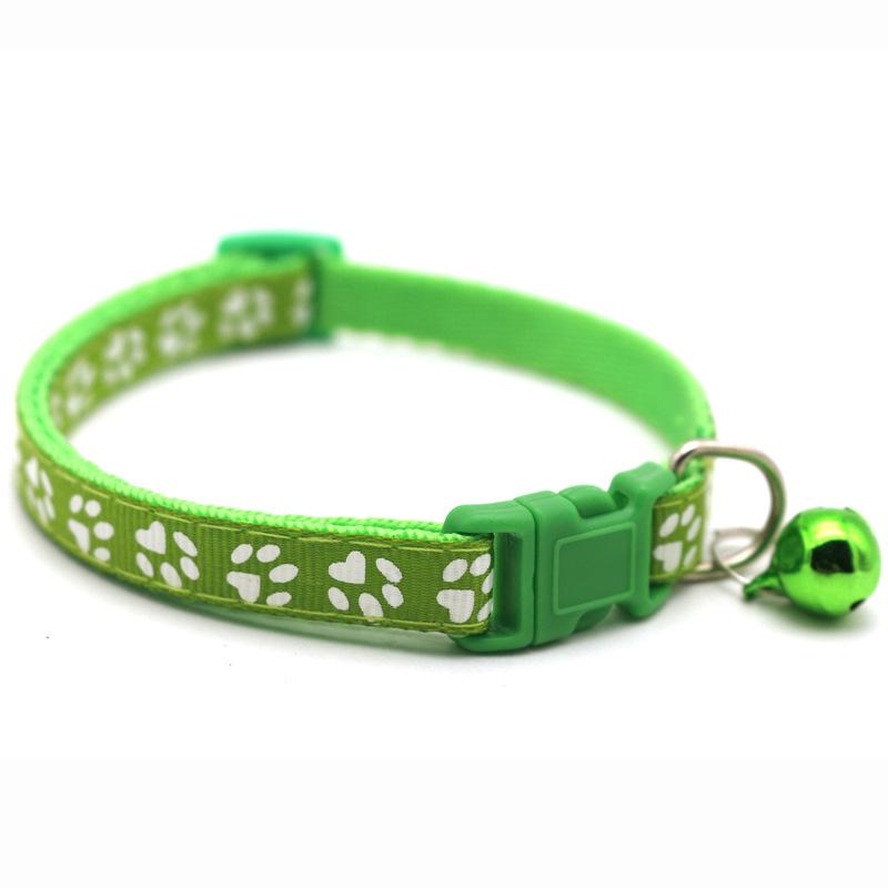 Colorful cat collar with bell - Adjustable and practical