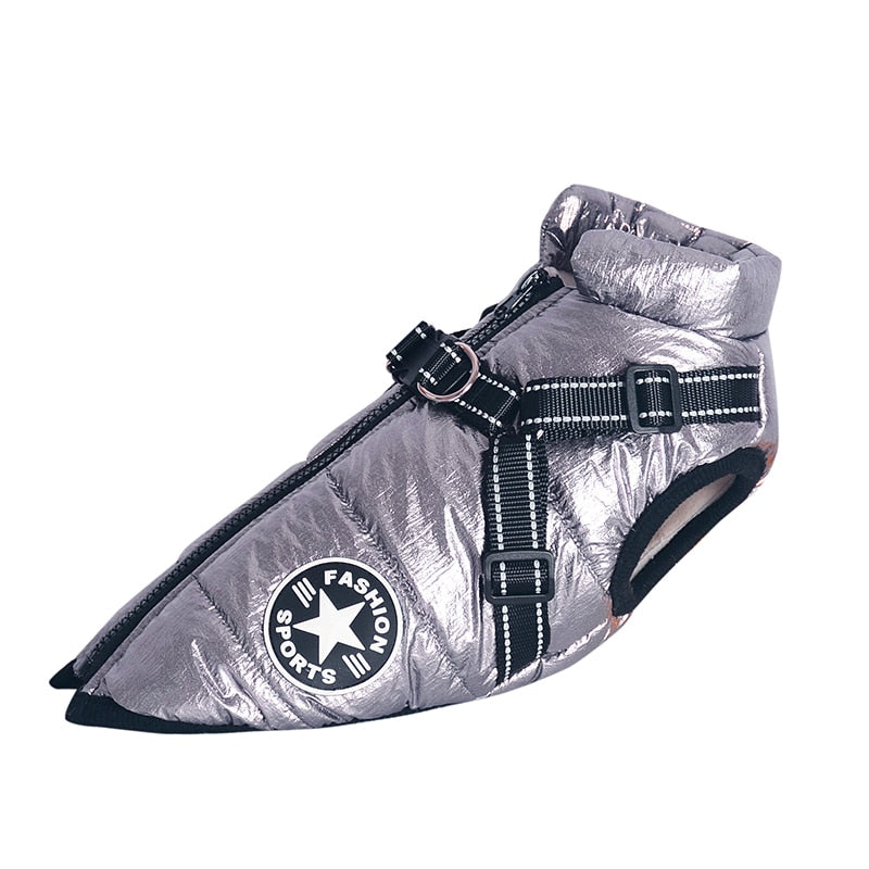 Manteau d'hiver imperméable pour chiens de petite et grande taille
