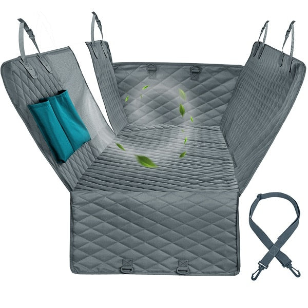 VIEFIN dog car seat cover: 100% waterproof, breathable all seasons and all breeds of dogs