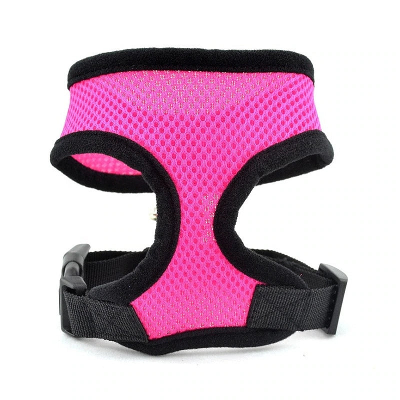 Mesh dog and cat harness - adjustable