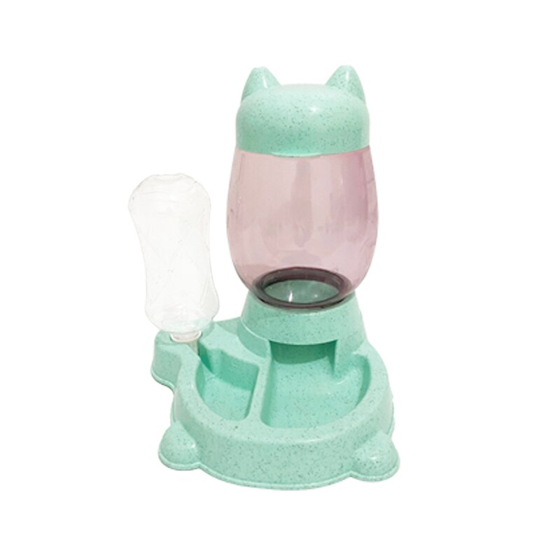 All in 1 feeder - automatic fountain - crank dispenser - playful - seen on Instagram