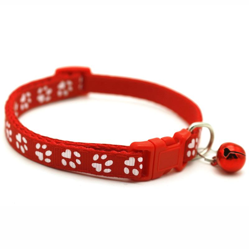 Colorful cat collar with bell - Adjustable and practical