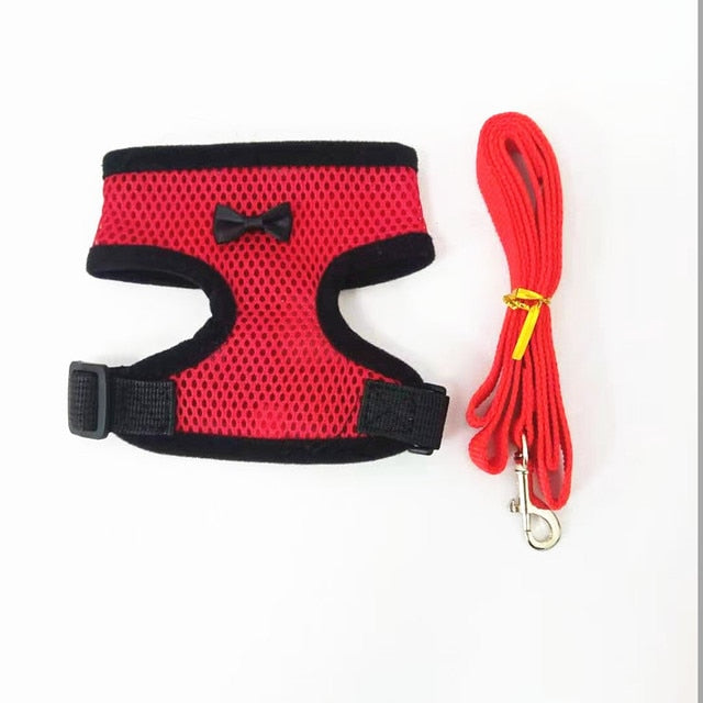 Mesh dog and cat harness - adjustable