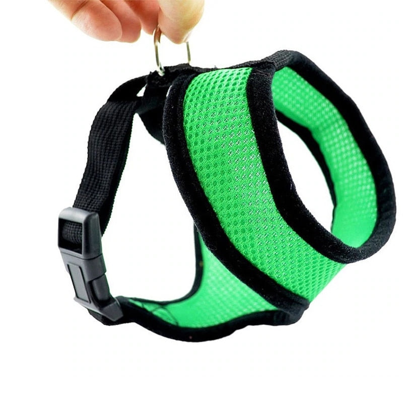 Mesh dog and cat harness - adjustable