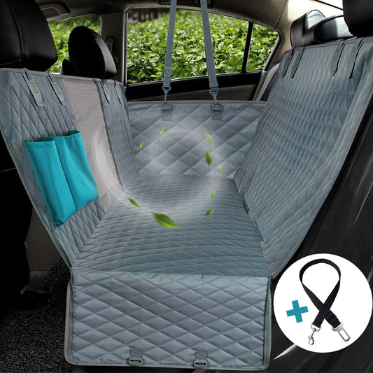 VIEFIN dog car seat cover: 100% waterproof, breathable all seasons and all breeds of dogs