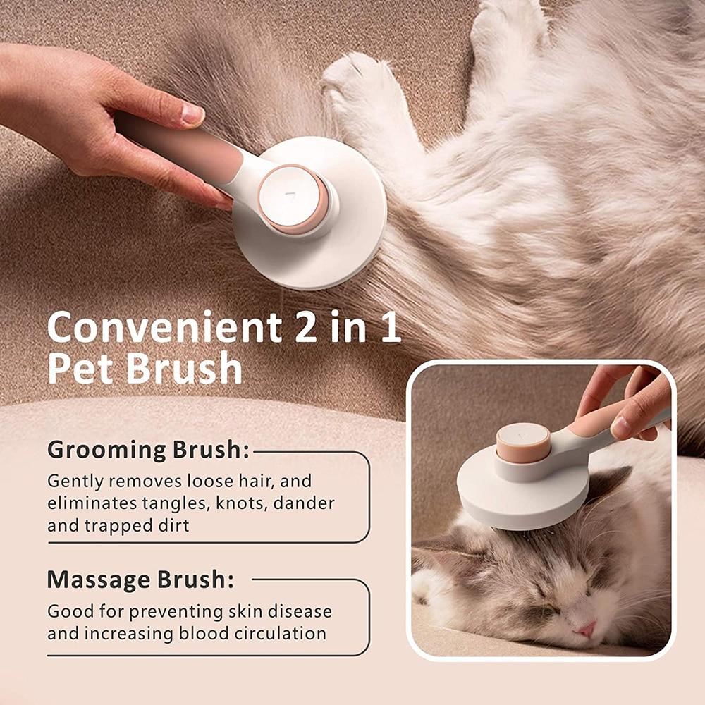 Cat Hair Remover Brush - Pet Grooming Tool