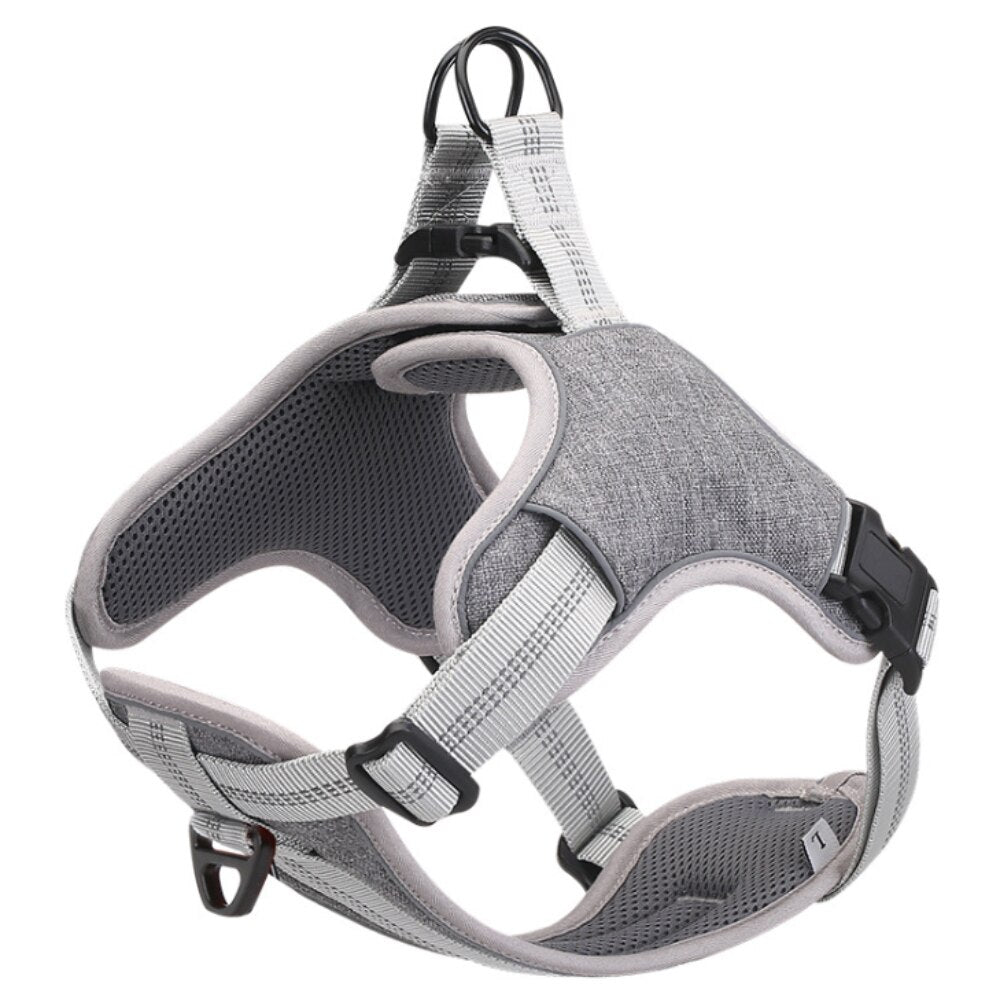 Reflective nylon dog harness - for small and large dogs