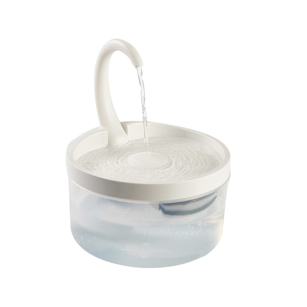 Food plastic swan spout flow fountain