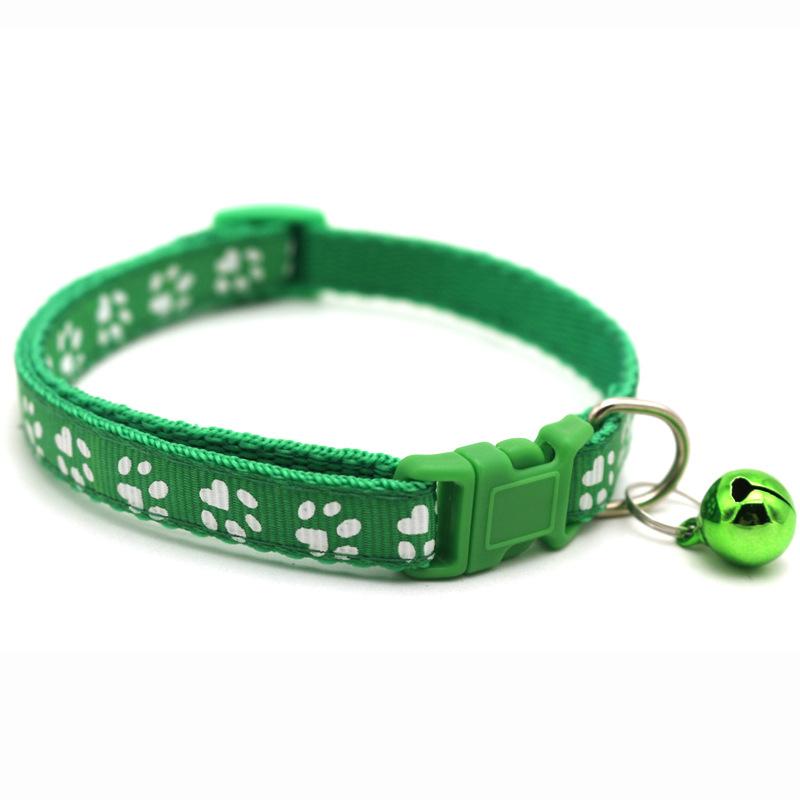 Colorful cat collar with bell - Adjustable and practical