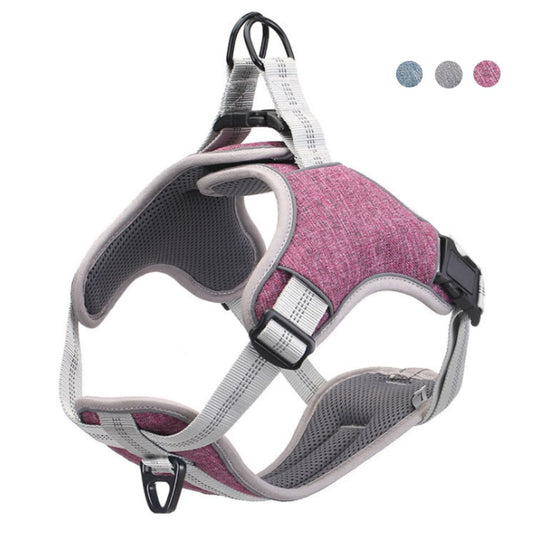 Reflective nylon dog harness - for small and large dogs