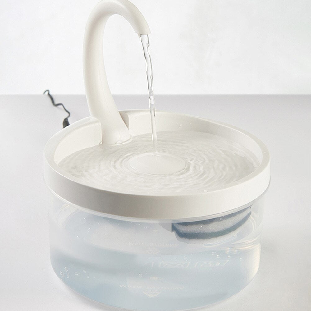 Food plastic swan spout flow fountain