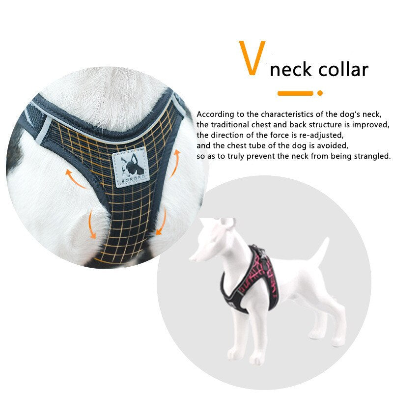 Design and reflective chest harness