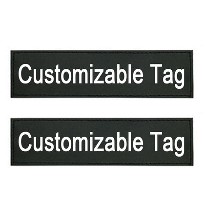 Lot de 2 Patchs personnalisables en Velcro