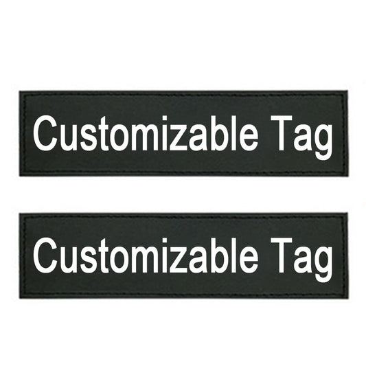 Set of 2 Customizable Velcro Patches