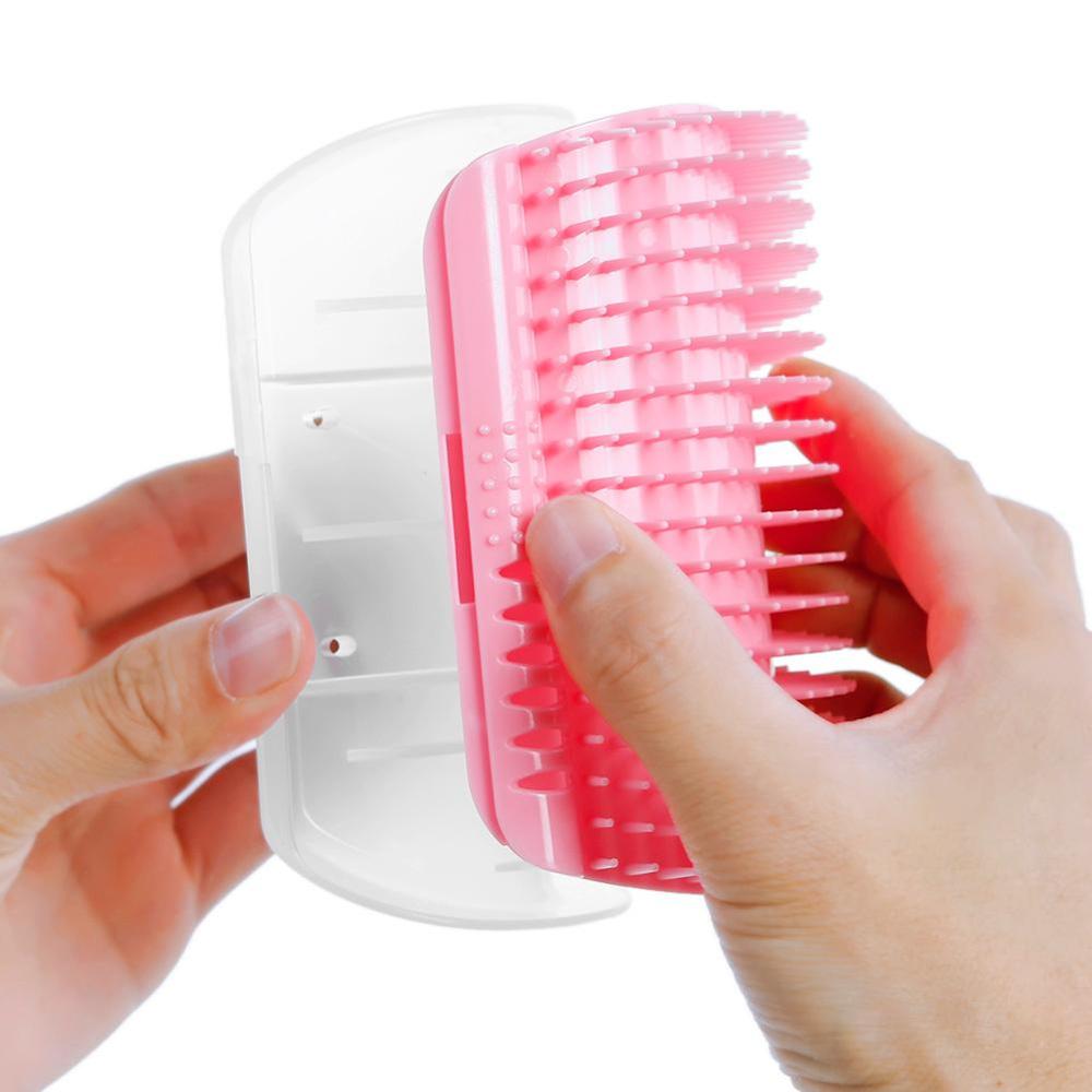 Brosse Auto-Brossage pour Chats - Massage & Peigne à Chatouilles