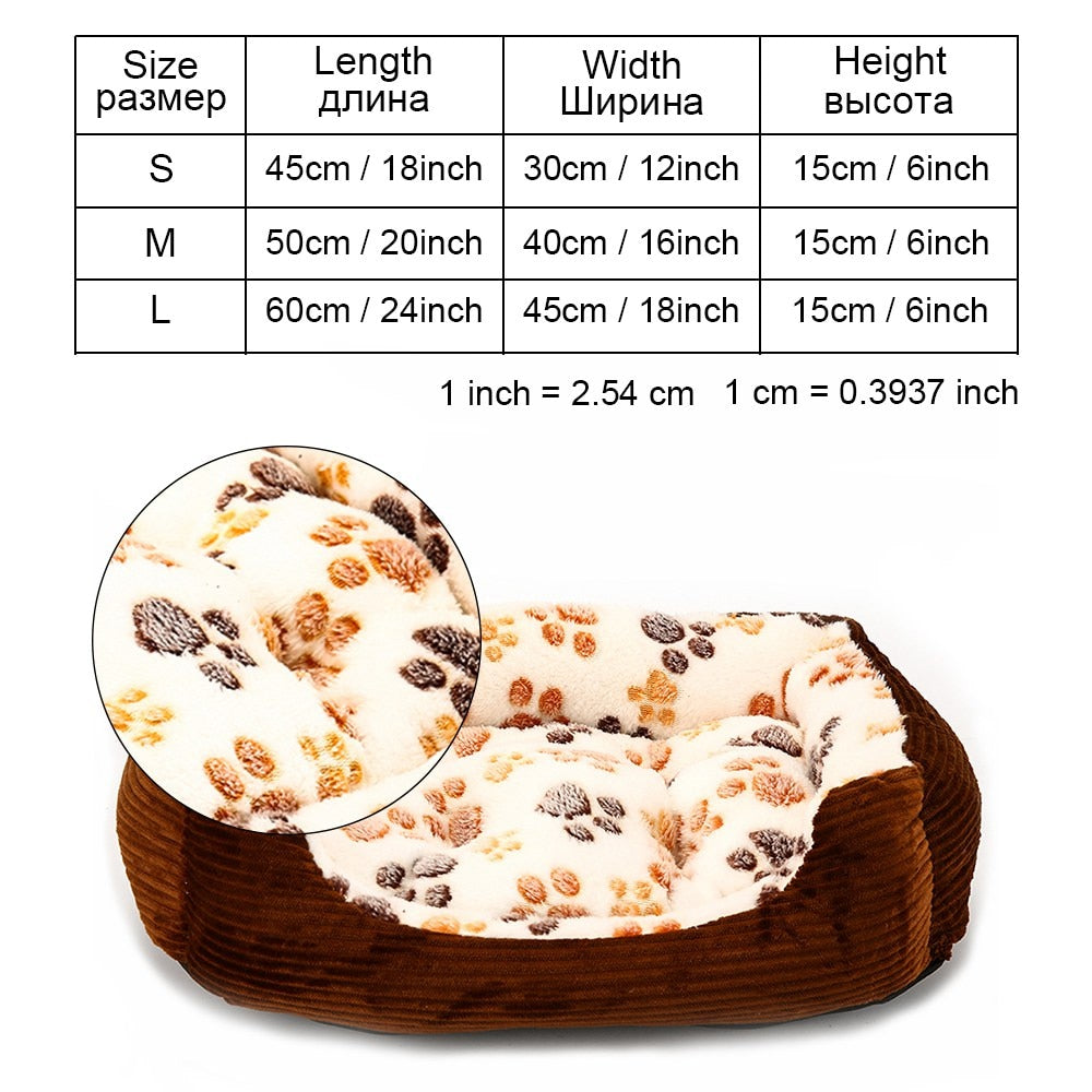 Dog bed and mat - for small, medium and large sizes