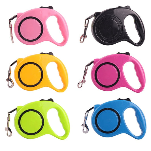 Retractable leash for dogs and cats - Made of nylon, suitable for medium to large sizes