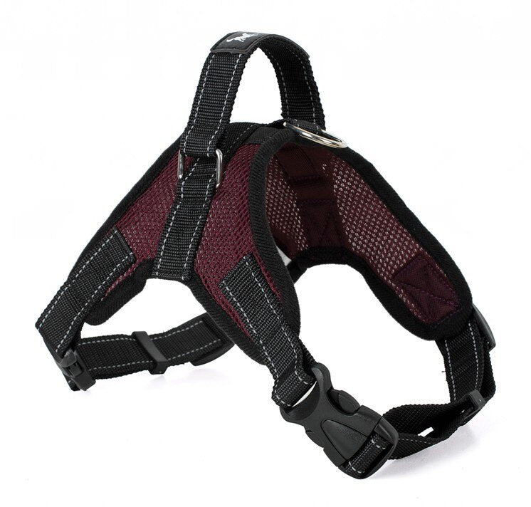 Dog harness - reflective, suitable for sizes S to XL