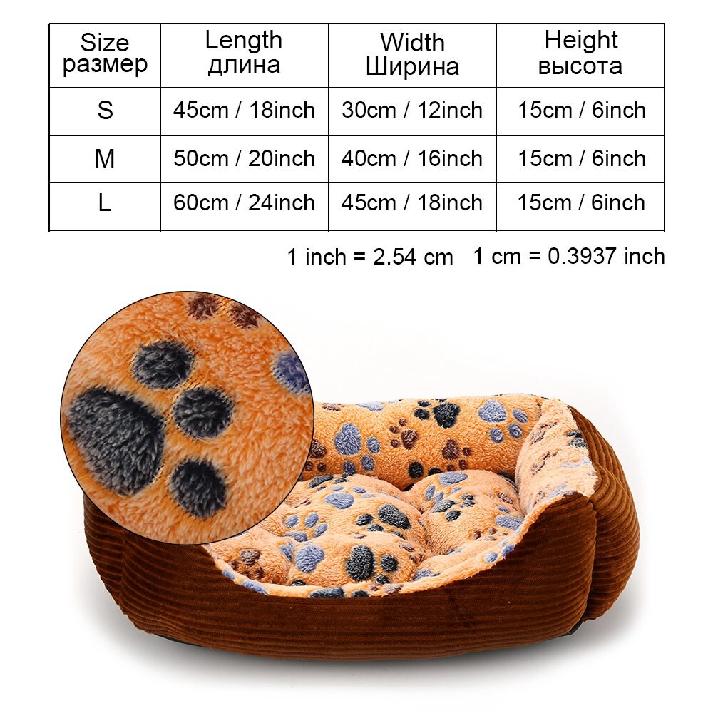 Dog bed and mat - for small, medium and large sizes