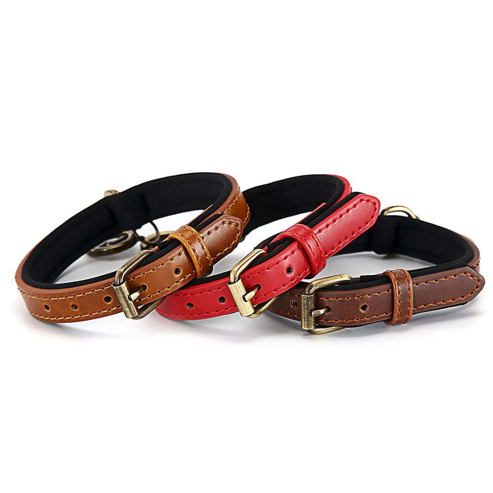 PU Leather Dog Collar - Durable and Stylish