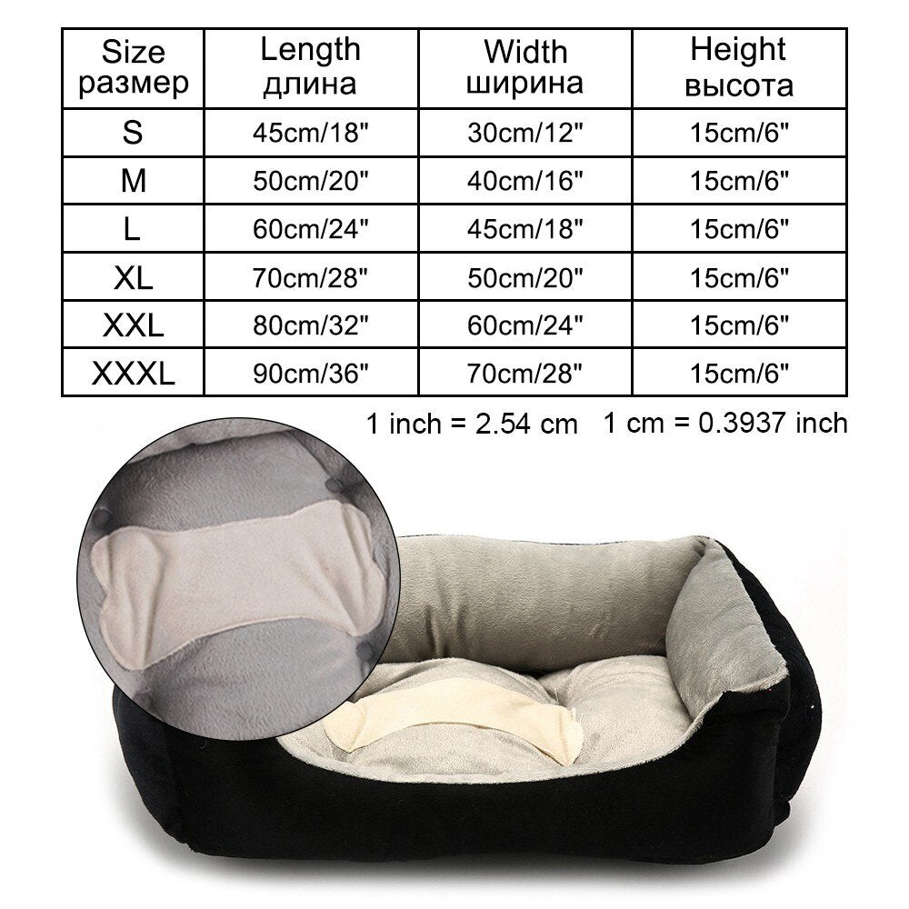 Dog bed and mat - for small, medium and large sizes