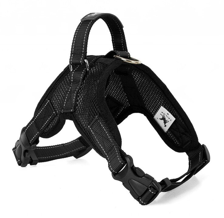 Dog harness - reflective, suitable for sizes S to XL