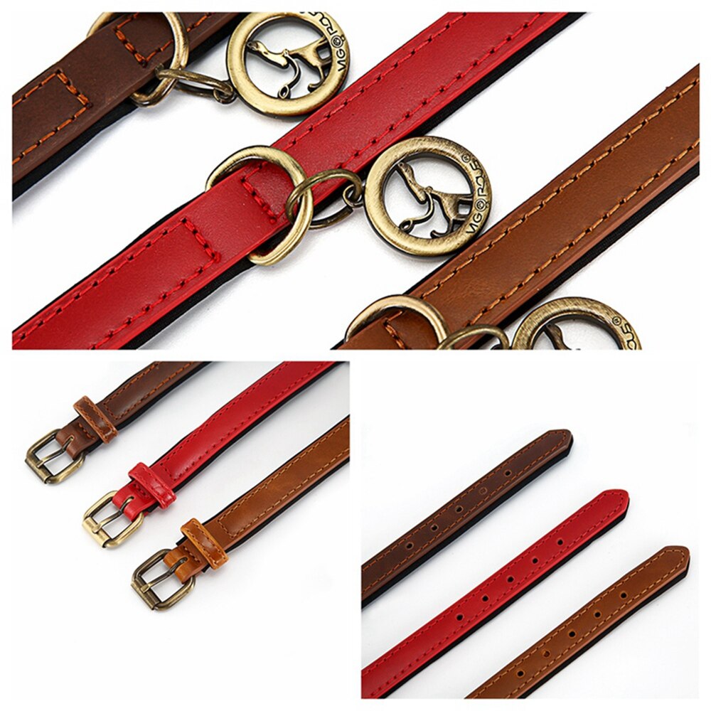 PU Leather Dog Collar - Durable and Stylish