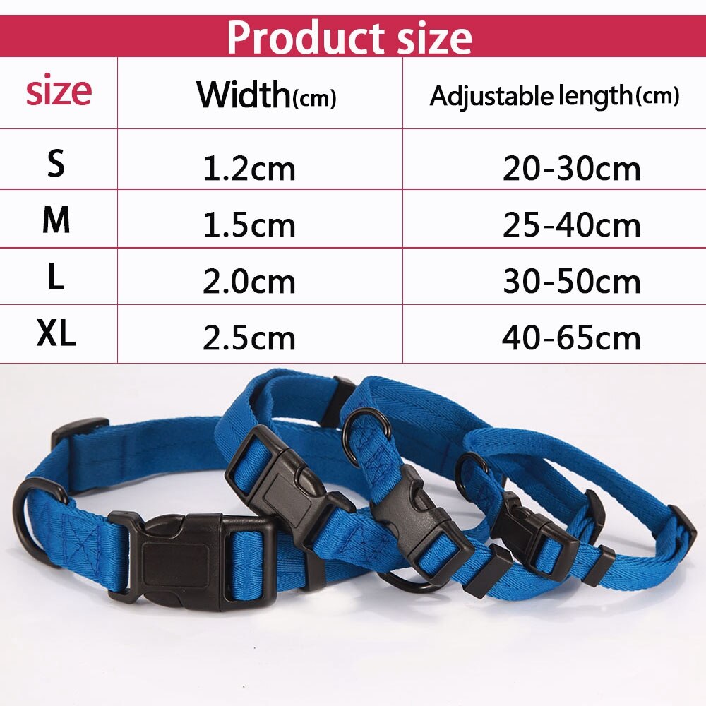 Collar for dog and cat - Comfortable and suitable for small sizes