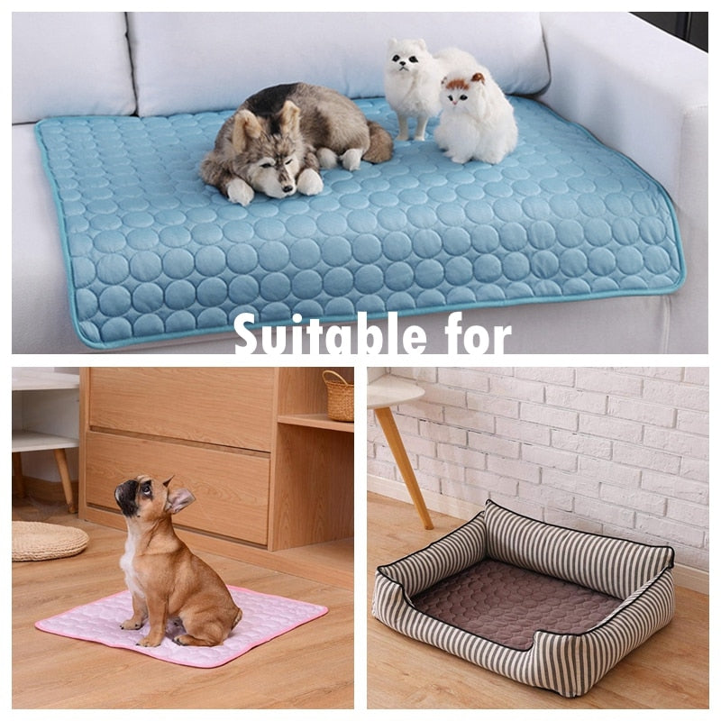 Cooling mattress for summer dogs