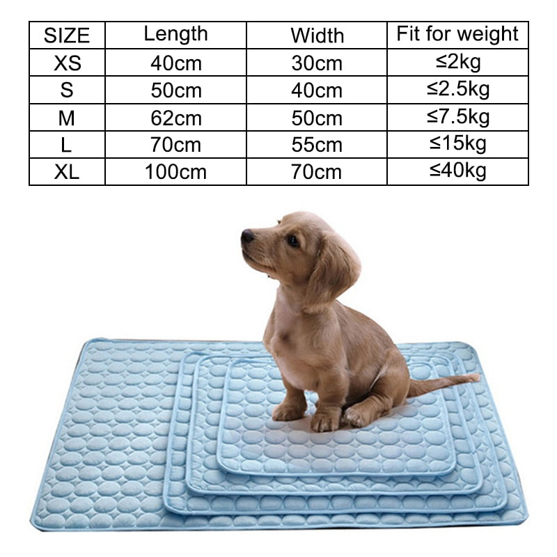 Cooling mattress for summer dogs