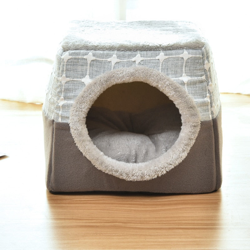 Bed house for cat or small dog - Soft, warm and comfortable